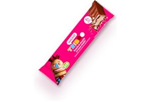 Smileat - Barquillo TRIBOO Recubierto de Chocolate - Snack con ingredientes ecológicos - Sin Azúcar Añadido - Merienda Crujiente con alto contenido de fibra