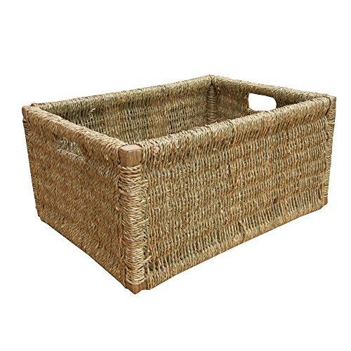 Seagrass Rectangular Storage Basket Large