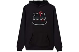 OLIPHEE Jungen Kapuzenpullover mit DJ Drucken Langarm Hoodie für Teenager Fans