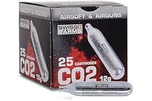 Swiss Arms Cartouches de gaz Co2 Airsoft par 25