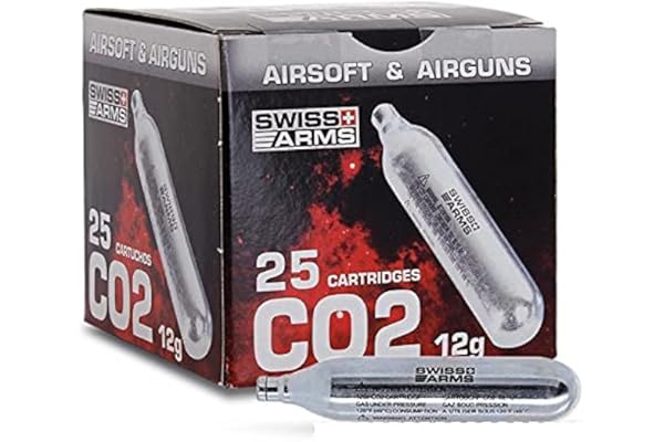 Swiss Arms Cartouches de gaz Co2 Airsoft par 25