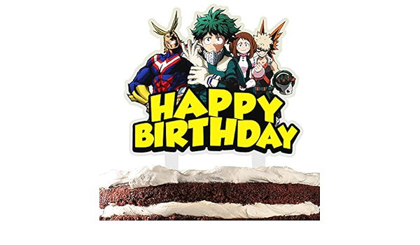 topo de bolo my hero academia png