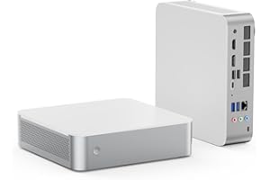 MINISFORUM Mini PC AI M1-1295 con Intel Core i9-12950HX (16C (8E+8P)/24T, fino a 5,0 GHz), Mini Computer Dual DDR4 PCIe4.0 SSD Slot, Dual Display con HDMI 2.1/DP, 5 porte USB, WiFi 6E, Bluetooth 5.2