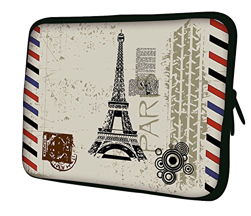 Preisvergleich Produktbild Luxburg 14 Zoll Laptop- und Tablet-Hülle - Motiv: Eiffelturm