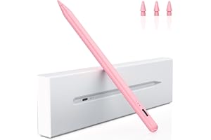 VARIGLAS Stift für iPad, (2018-2024) Pencil 2nd Generation für Apple mit Schnellladeleistung Palm Rejection und Neigungssensitivität Stylus für iPad 6-10, für iPad Pro 13''/12,9''/11'', Mini 6/5 (Rosa)