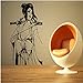 Produktbild Yangll Wall Room Decor Art Vinyl Aufkleber Wandbild Aufkleber Pin Up Geisha Assassin Big Size Home Decals Schönheit Kungfu Girl Wallpaper, 41X65cm