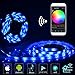 Produktbild Simfonio LED Streifen Arbeitet mit Alexa, Google Home, IFTTT, Wifi Wireless Smart Phone Gesteuert Led Strip Wasserdicht 5M 150LEDs Full Kit