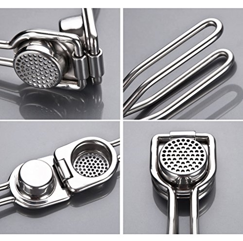 Hifina Garlic Press / Knoblauchpresse Edelstahl / Ingwerpresse Edelstahl - 6