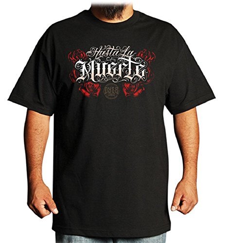 Dyse One Clothing Muerte T - Shirt Tee (Black/Black) - Black, L