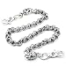 Produktbild DoubleK Börsenkette Biker Schlüsselkette Keychain Wallet Chain (70cm) Silber SCS18