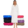 CICK Towelling Bath Robe Premium Quality Bathrobes for Women Highly Absorbent 100% Cotton Shawl Design Perfect for Men & Women in Loungewear and Gifts