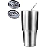 304 &Ccedil;elik 900 ml Tek Kapak &Ccedil;ift Kullanım Pipetli Soğuk i&ccedil;ecek El Termos Mug cin854gr