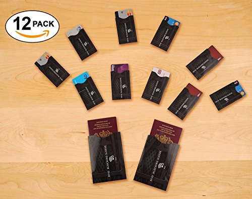 Fundas de bloqueo Matana  Protectores para prevenir RFID  Protectores para pasaporte  tarjetas de cr  dito y d  bito   10   2 unidades 