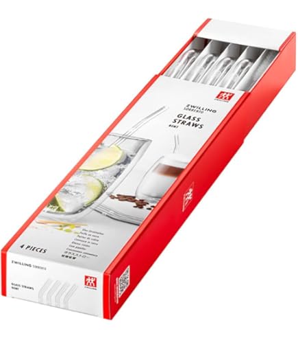 AOTWAN Cannucce in vetro riutilizzabili, 20 cannucce in vetro, 4 cannucce in vetro curvo con 4 spazzole per la pulizia per cocktail, frullati e succhi di frutta