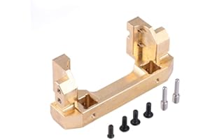 TBEST V GEBY Soporte de Parachoques Delantero para Coche RC, Accesorio para vehículo Modelo latón para Traxxas TRX4 RC Crawler Car
