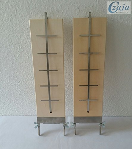 Flammlachsbretter 2er-Set incl. Halterungen - 7