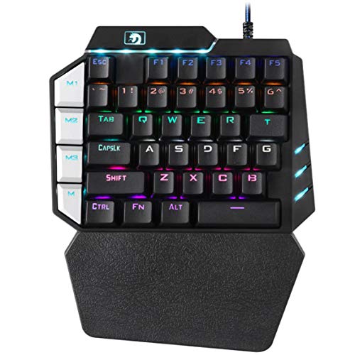 Preisvergleich Produktbild Delicacydex K109 Mechanische Einhand-Tastatur - Mehrfarbig