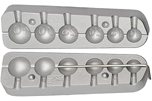 MOULES ALCIUMPECHE MOULE A PLOMBS OLIVE RONDE PERCEE 9-16-22-30-42 GRS - MOU127