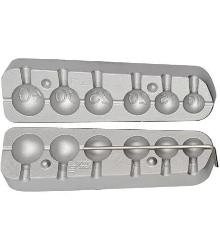 Moule à Plombs Drop Shot Alciumpeche - DS12 Pour Plombs De 2 à 20g - Économique Et Pratique
