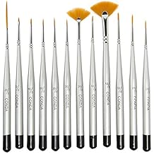 60 Pennelli Piatti 7mm Qwork - Per Acquerello E Dettagli - Foto 14