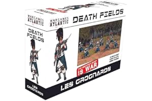 WARGAMES ATLANTIC Death Fields - Infanterie Les Grognards (24 figurines) en plastique dur (polystyrène à fort impact) 28 mm