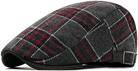 Vaevanhome Mascara Hat Men'S Autumn Tune Monkey Bella Men'S Young Cap Hooded Middle Year Cap Cap Cap, Adjustable, Gt0728 Red Flag 55-60Cm