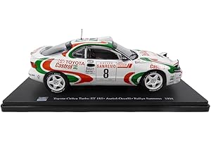 OPO 10 - Vettura in Miniatura riprodotta in Scala 1/24 Compatibile per Toyota CELICA Turbo ST 185 - Auriol - Rallye Sanremo 1994 - RVQ08