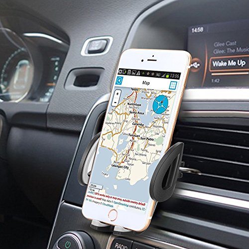 Supporto Auto Smartphone Porta Cellulare Auto per Telefoni iPhone X 8 7 6s 6 Plus SE 5S 5, Samsung Galaxy S8 S7 S6 J5 A5, Asus Zenfone 3, Huawei P10 P9 P8, Xiaomi Mi A1 e GPS Dispositivi