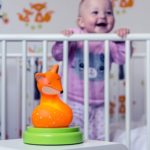 ANSMANN LED-Nachtlicht niedlicher Fuchs für Kinder/Babys Cartoon Orientierungslicht Einschlafhilfe autom. Abschaltung Touchsensor – Bestätigte Kindersicherheit, von jungen Eltern empfohlen - 8