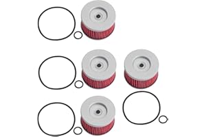 Ewillownm Compatible avec le filtre à huile hf113 avec joint torique pour moto ATC250ES ATC350X TRX250X TRX300EX ATV CBF125 VT125 XL125 CBF250 CRF250 SXS500