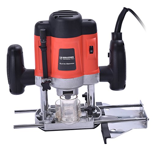 Oberfräse Fräsmaschine Hand Kanten Fräser mit Fräsköpfe 230V Kabelkanal 1200W mit Koffer - 5