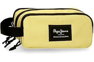 Pepe Jeans Aris Estuche Triple 22x12x5 cms fabricado en Poliéster, tamaño para mochila y carterón, De Joumma Bags
