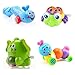 Fajiabao Lovely Baby Toddler 4pcs Clockwork Colorful Wind Up Insects Elephant Walking Caterpillar Developmental Activity Running Animals Toys Xmas Gift Present for Early Education