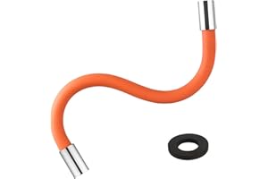 HEZHOU Wasserhahn Düse Filter Adapter Wasserhahn Verlängerung Wasserhahn Küche 360° Schäumender Verlängerungsschlauch Wasserhahnschlauch Wasserhahn Verlängerungsrohr Spritzwassergeschützte (30cm) (1#)