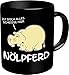 Produktbild RAHMENLOS Original Kaffeebecher für Nörgler: Nölpferd, ist doch Alles Scheisse Hier! Im Geschenkkarton 2607