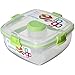 Produktbild Sistema 25356 Salatbox To Go, 1,1 L und Besteck, grün