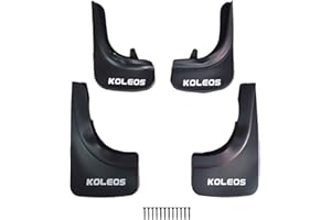ACPA AUTO Compatible avec Renault Koleos 2006-2024 Bavettes garde-boue pour l'avant et l'arrière 4 pièces