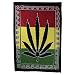 Produktbild Nethara Wand-Tapisserie Blatt Rasta – 107 cm x 74 cm