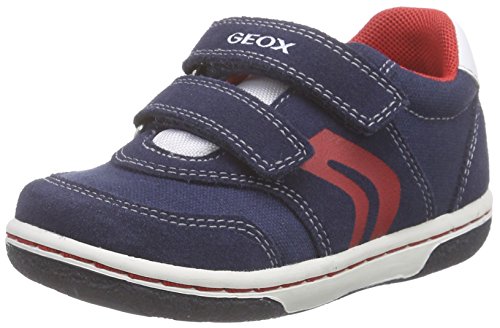 Geox Flick A, Baby Boys' Walking Baby Shoes, Blue (Navy/Red), 6 Child UK (23 EU)