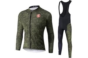 UGLY FROG Abbigliamento Magliette Set Inverno Termico Vello Antivento Maglia Lunga e Pantaloni Completo Ciclismo Uomo Invernale KXITCXHB14