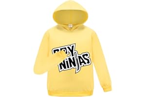 FORLCOOL Gamer Ninjas Merch Cool Black Hoodie Cotton Jumper Kids Boys Girl Top