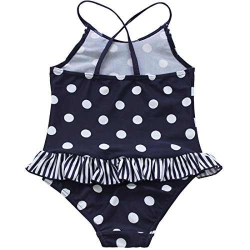 iEFiEL Mädchen Kinder Badeanzug Bademode Bikini Polka Dots 92 98 104 110 116 122 - 3