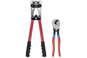 IWISS iCrimp HX-50B Cosse de câble à sertir Pince à sertir Pince à sertir à cliquet Pince électricien main Câble 6–50 mm²