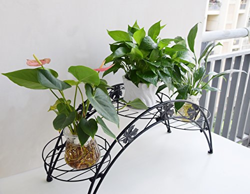 AISHN Pflanzenstander Blumentopfe Regal Blumenkasten Stand Blumenhocker Regal - 4