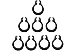 CONPHERON Außen Seegerring Sprengringe Manganstahl C-Clip Sicherungsringe (Kürbistyp) 8mm, 200 pcs