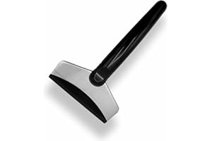ADLAM Ice Scraper for Car Windscreen Scraper Stainless Steel Magical Snow Shovel Scraper Car Ice Remover Non Scratch Plastic Handle Defroster Tool for Windows Car Van Vehicle Winter Care Accessories (1Pc)