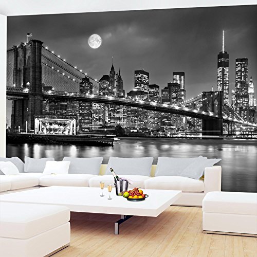 Fototapete New York 308 x 220 cm – Vliestapete – Wandtapete – Vlies Phototapete – Wand – Wandbilder XXL – !!! 100% MADE IN GERMANY !!! Runa Tapete 9101010b - 4