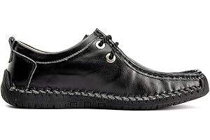 ASIFN Hommes Cuir Mocassins Bateau Chaussures Conduite Loafers Respirant Casual Flâneurs Penny Ville Pantoufle Chaussons Oxfords