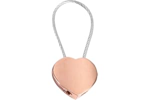 SOIMISS Chic coeur porte-clés mode porte-clés romantique porte-clés clé créative suspendus décoration pour décoration utiliser avec boîte-cadeau (argent) Pendant Decor