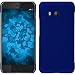 Produktbild PhoneNatic Case für HTC U11 Hülle blau gummiert Hard-case + 2 Schutzfolien